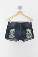 Shorts jeans opção feminino azul