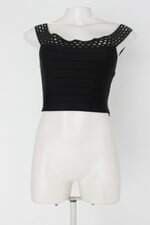 Blusa c&a feminina preta com Recortes