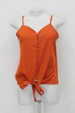 Blusa atrativa modas feminina laranja