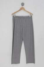 Calça de tecido feminina cinza