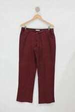 Calça de tecido alpelo feminina vermelha