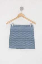 Saia feminina azul com Forro