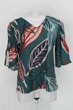 Blusa pernambucanas feminina estampada com Recortes