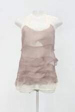 Blusa operarack feminina marrom com Babado