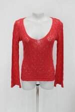 Blusa manga longa tricot feminina rosa