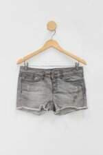 Shorts jeans gap feminino cinza