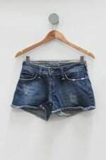 Shorts calvin jeans feminina azul