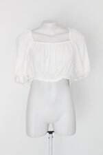 Blusa C&A feminina branca com Recortes