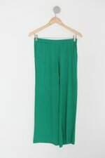 Calça de tecido feminina verde