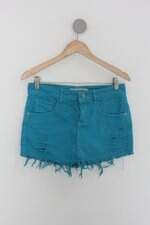 Saia sarja riachuelo feminina azul