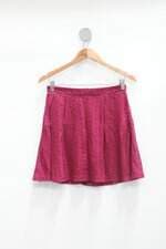 Saia c&a feminina rosa com Renda