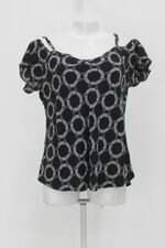 Blusa feminina estampada com Recortes