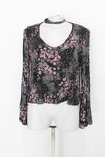 Blusa zara feminina estampada 