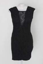 Vestido pano chik feminino preto com Bojo