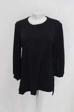 Blusa maria filo feminino preto manga longa 