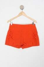 Shorts chocoleite feminino laranja
