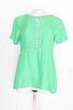Blusa adriana praça feminina verde com Recortes