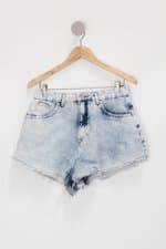 Shorts jeans feminino azul