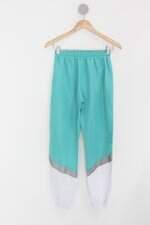 Calça de tecido feminina colorida Cós com elástico