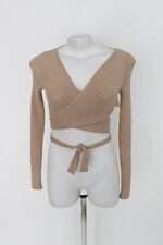 Blusa feminina marrom com Recortes