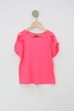 Blusa juvenil kyly rosa neon