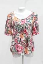 Blusa mx feminina floral
