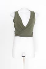 Blusa Cropped Sommer feminina verde