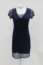 Vestido hollister feminino azul com Renda
