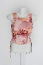 Colete planet girls feminino estampado com Ilhós