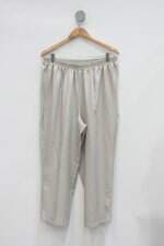 Calça de tecido feminina bege