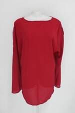 Blusa feminina vinho com Recortes