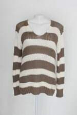 Blusa casa vania malhas feminino listrada 