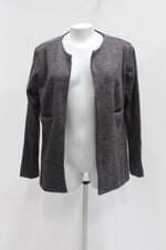 Cardigan feminino cinza