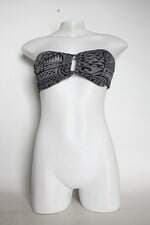 Top de biquíni feminino estampado com Bojo