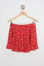 Saia forever 21 feminina vermelha estampada 