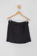 Shorts Saia renner feminino cinza