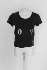 Blusa canal feminina cinza com Silk