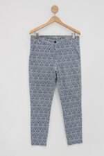 Calça de tecido leader feminina estampada