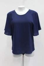 Blusa cheroy feminina azul com Aplique
