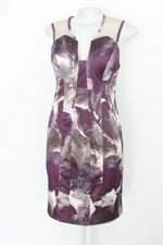 Vestido push pull feminino estampado com Recortes