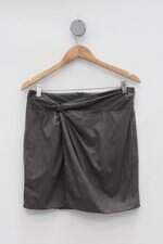 Saia shoulder feminina cinza