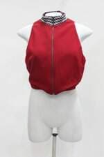 cropped cholet feminino vermelho