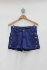 Shorts Ênfase feminina azul