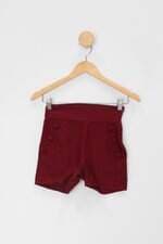 Shorts feminino vinho