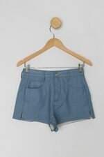 Shorts feminino azul