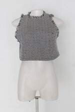 cropped  my place feminino cinza