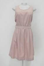 Vestido prímoris feminino rosa com Faixa na Cintura