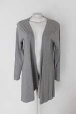 Cardigan bpc bonprix collection feminino cinza