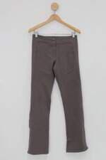 Calça de tecido animale feminina marrom