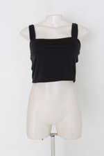 Regata cropped  feminina preta